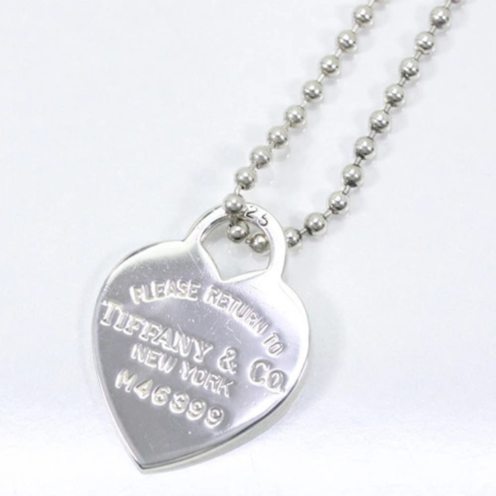 TIFFANY Co to Heart necklace Black